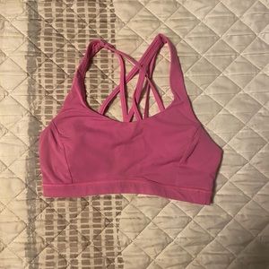 Lululemon Free To Be Serene Bra Size 6 Color: Sonic Pink